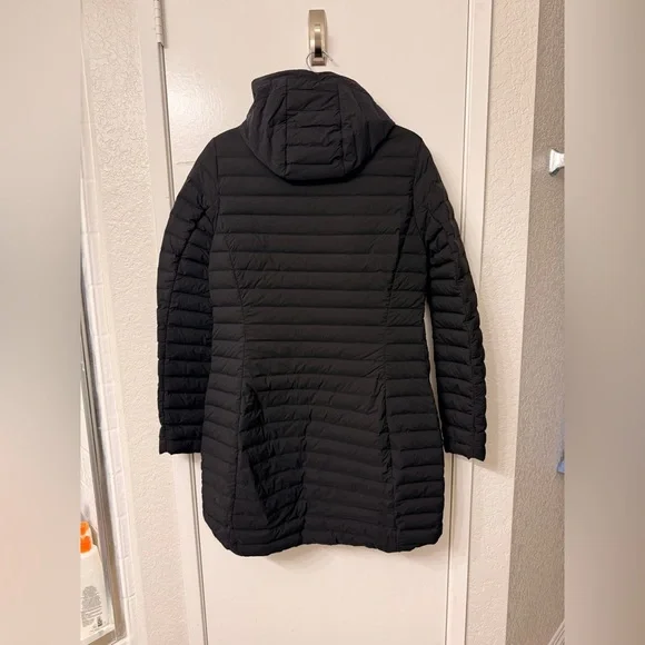 Lululemon Pack It Down Long Jacket - Black Size 10 - Picture 5 of 7